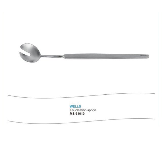 Microtrack Wells Enucleation Spoon - Global Surgicals