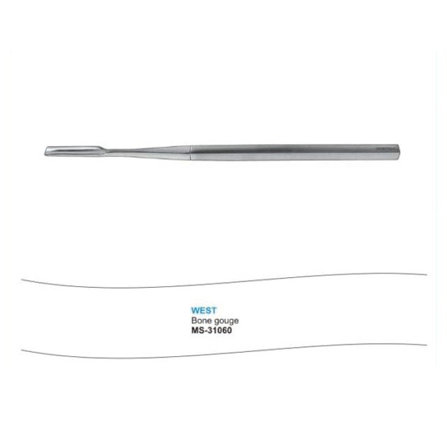 Microtrack West Bone Gouge - Global Surgicals