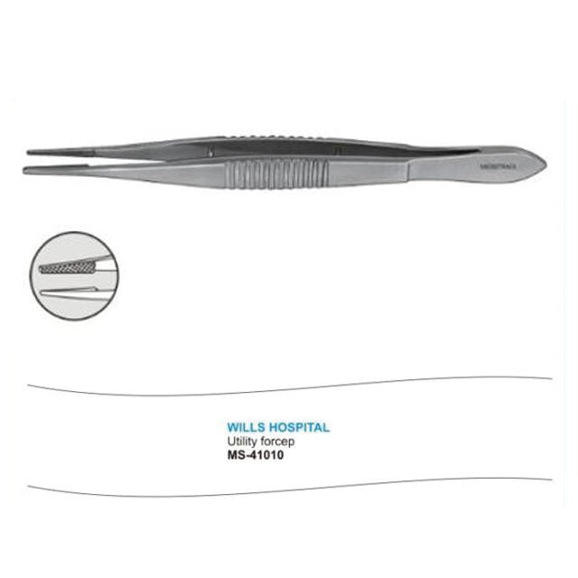 Microtrack Wills Hospital Utility Forceps - Global Surgicals