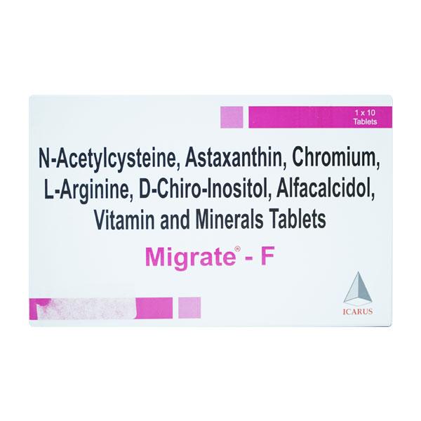 MIGRATE F Tablet 10's - Global Surgicals