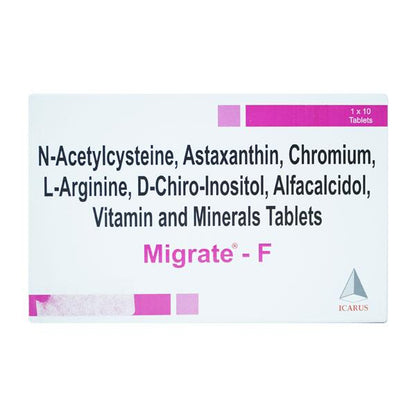 MIGRATE F Tablet 10's - Global Surgicals