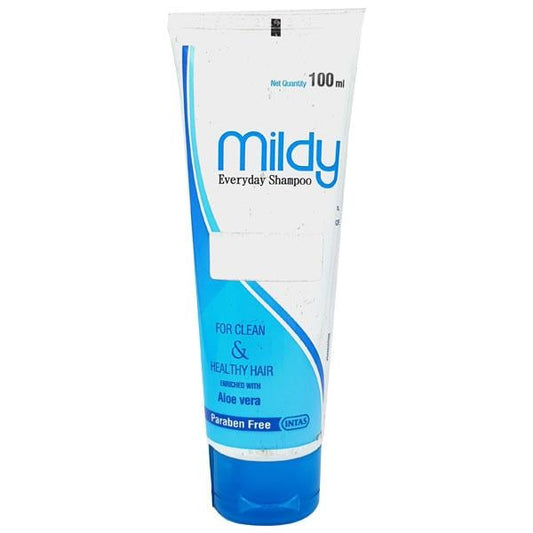 Mildy For Clean & Healthy Hair Enriched with Aloe vera Everyday Shampoo 100ml - Global Surgicals