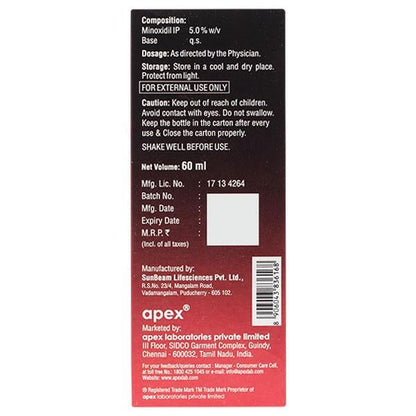 MINCIDENZ 5 Topical Solution 60ml - Global Surgicals