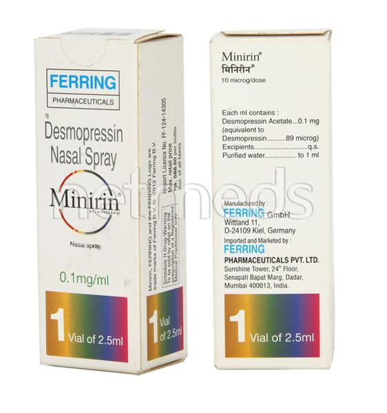 Minirin Nasal Spray 2.5ml - Global Surgicals