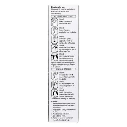 MINOBOOST F TOPICAL HAIR Solution 60ml - Global Surgicals