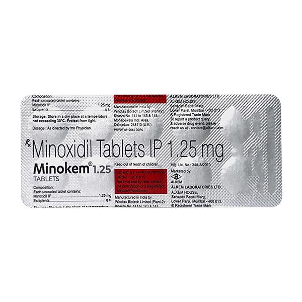 MINOKEM 1.25 Tablet 10's - Global Surgicals