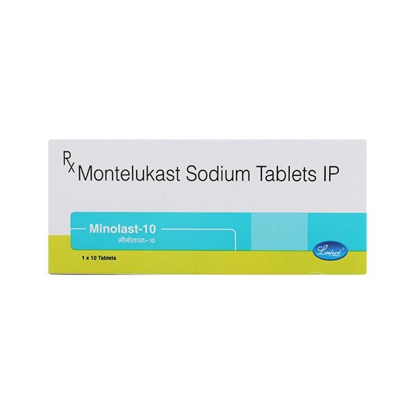 MINOLAST 10mg Tablet 10's - Global Surgicals