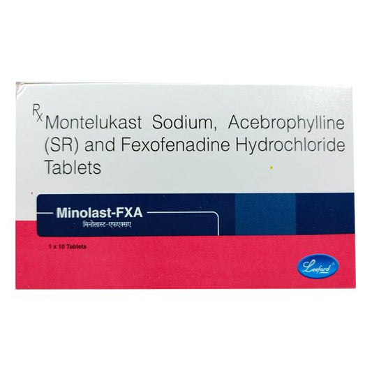 MINOLAST FXA Tablet 10's - Global Surgicals