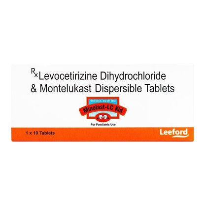 MINOLAST LC KID Tablet 10's - Global Surgicals