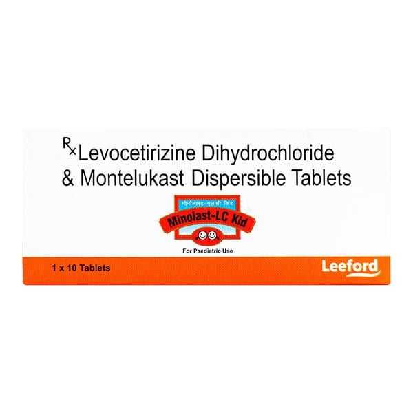 MINOLAST LC KID Tablet 10's - Global Surgicals
