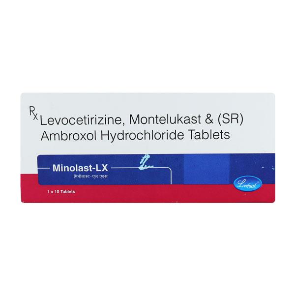 MINOLAST LX Tablet 10's - Global Surgicals