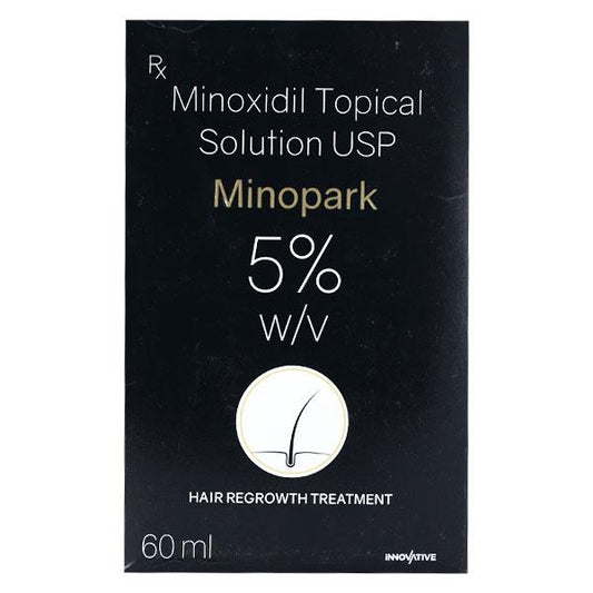 MINOPARK 5% Topical Solution 60ml - Global Surgicals