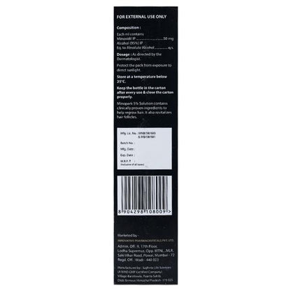 MINOPARK 5% Topical Solution 60ml - Global Surgicals