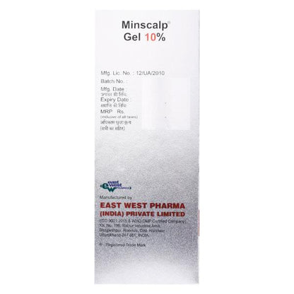 Minscalp 10% Gel 2X30gm - Global Surgicals