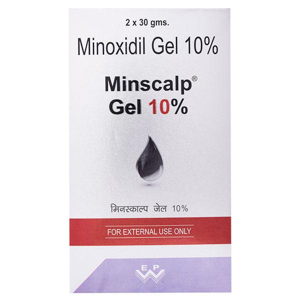 Minscalp 10% Gel 2X30gm - Global Surgicals