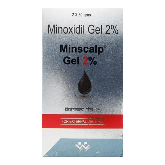 Minscalp 2% Gel 2X30gm - Global Surgicals