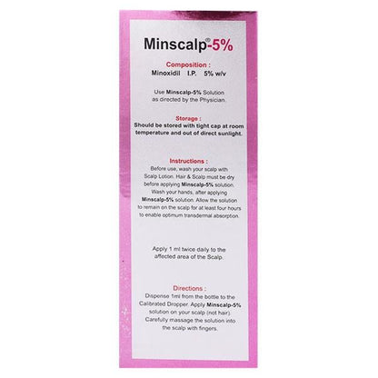 Minscalp 5% Solution 60ml - Global Surgicals