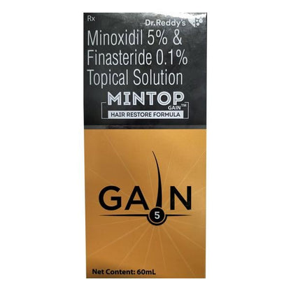 MINTOP GAIN 5 Topical Solution 60ml - Global Surgicals