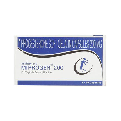 Miprogen 200mg Capsule 10'S - Global Surgicals