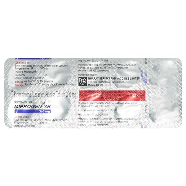 Miprogen SR 300mg Tablet 10'S - Global Surgicals