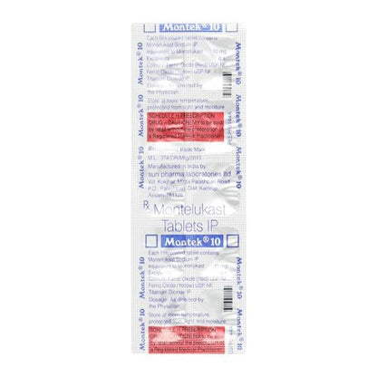 Montek 10mg Tablet 10'S