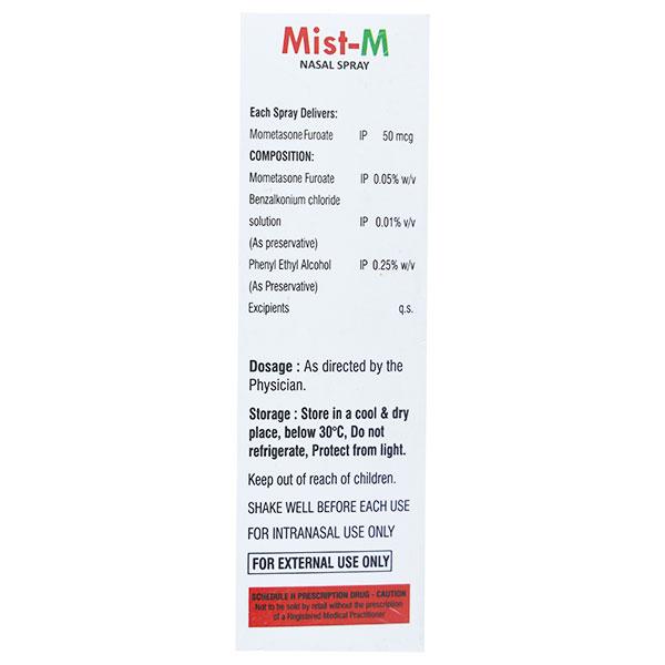 MIST M Nasal Spray 2ml - Global Surgicals