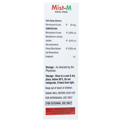 MIST M Nasal Spray 2ml - Global Surgicals