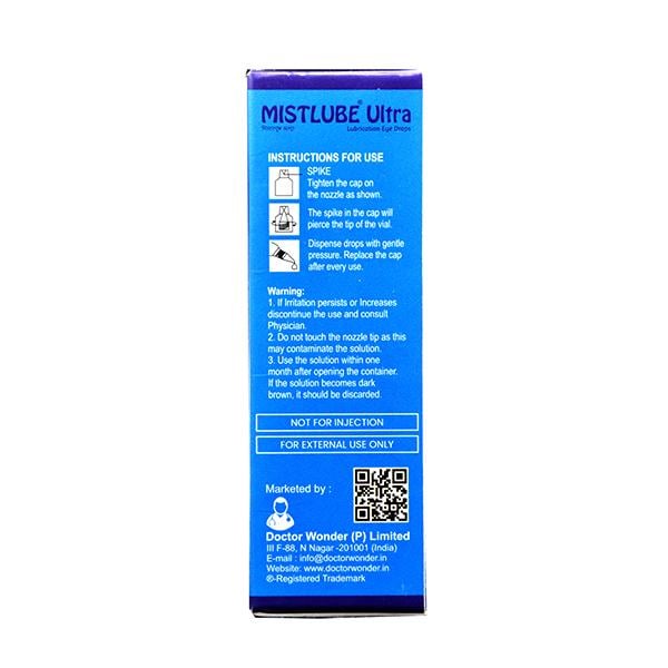MISTLUBE ULTRA LUBRICATION Eye Drops 10ml - Global Surgicals