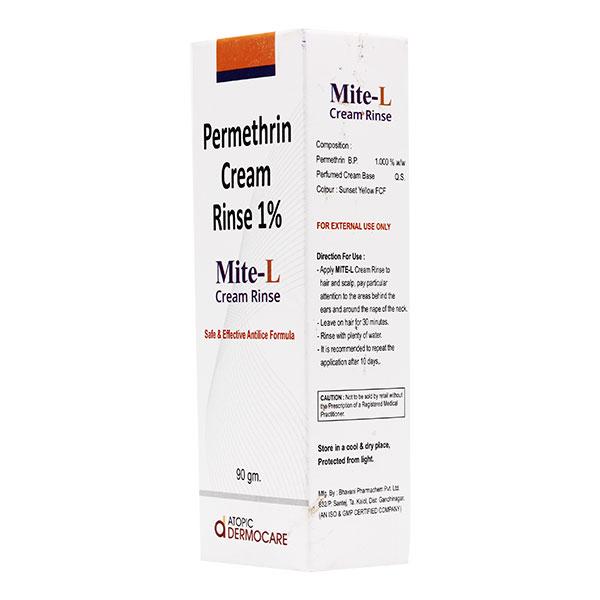 MITE L 1% Cream Rinse 90gm - Global Surgicals