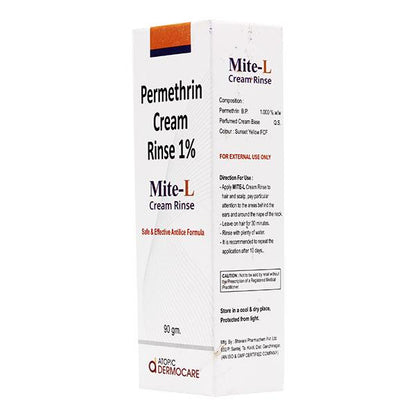MITE L 1% Cream Rinse 90gm - Global Surgicals