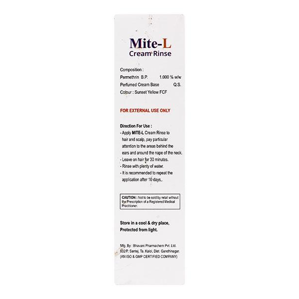 MITE L 1% Cream Rinse 90gm - Global Surgicals