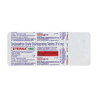 Eterna MD 4mg Tablet 10'S