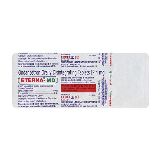 Eterna MD 4mg Tablet 10'S