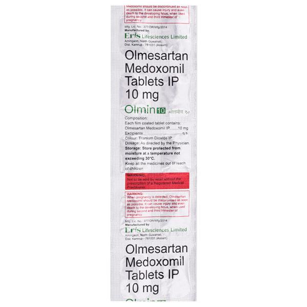 Olmin 10mg Tablet 10'S