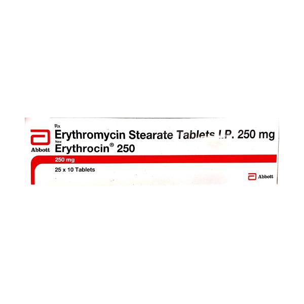 ERYTHROCIN NEW 250mg Tablet 10's