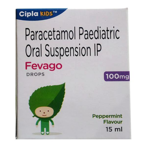 Fevago 100mg Peppermint Flavour  Drops 15ml