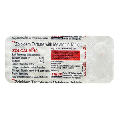 Zolcalm 10mg Tablet 10'S