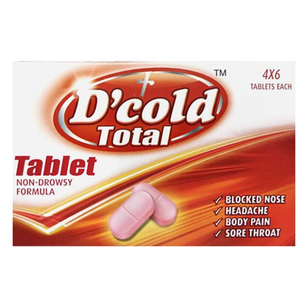 D COLD TOTAL Tablet 6's
