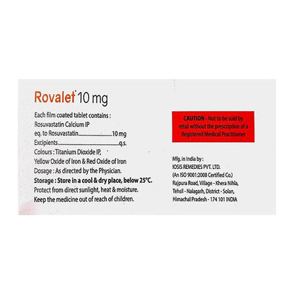 ROVALET 10mg Tablet 10's