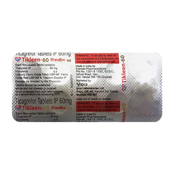 TIKLEEN 60 Tablet 10's