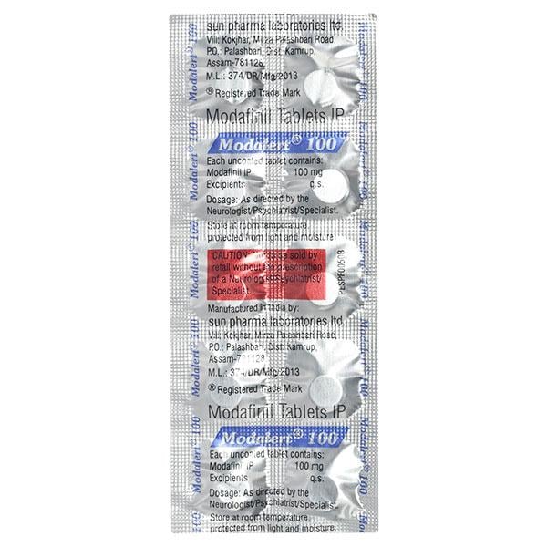 Modalert 100mg Tablet 10'S - Global Surgicals