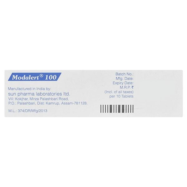 Modalert 100mg Tablet 10'S - Global Surgicals