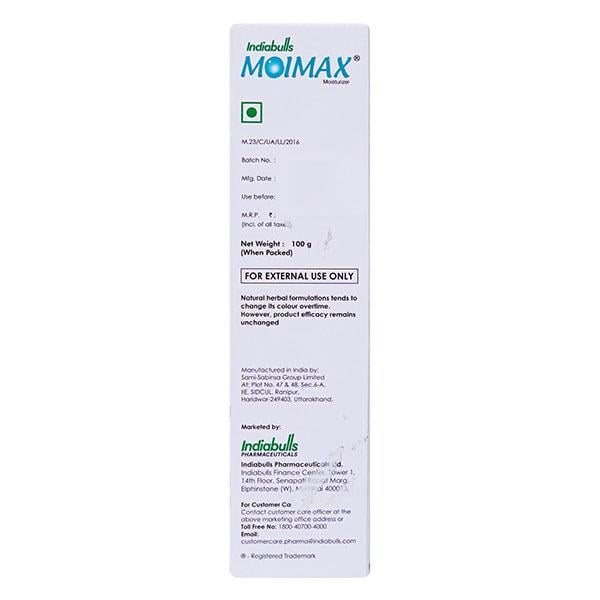 MOIMAX Moisturiser 100gm - Global Surgicals