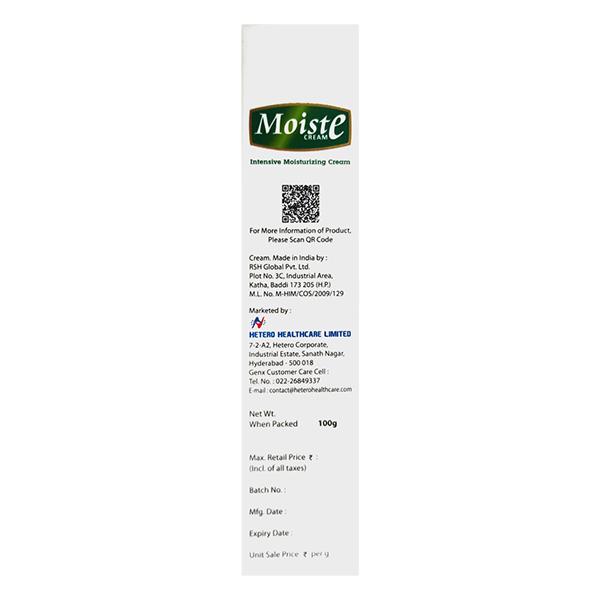 MOISTE INTENSIVE MOISTURIZING Cream 100g - Global Surgicals