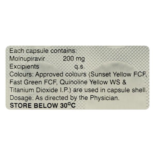 MOLNUMIZE 200 Capsule 10's - Global Surgicals