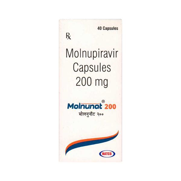 MOLNUNAT 200 Capsule 40's - Global Surgicals