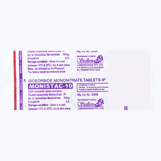 MONISTAC 10 Tablet 10's - Global Surgicals