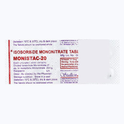 MONISTAC 20 Tablet 10's - Global Surgicals