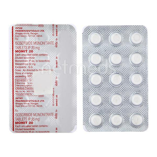 Monit 20mg Tablet 15'S - Global Surgicals