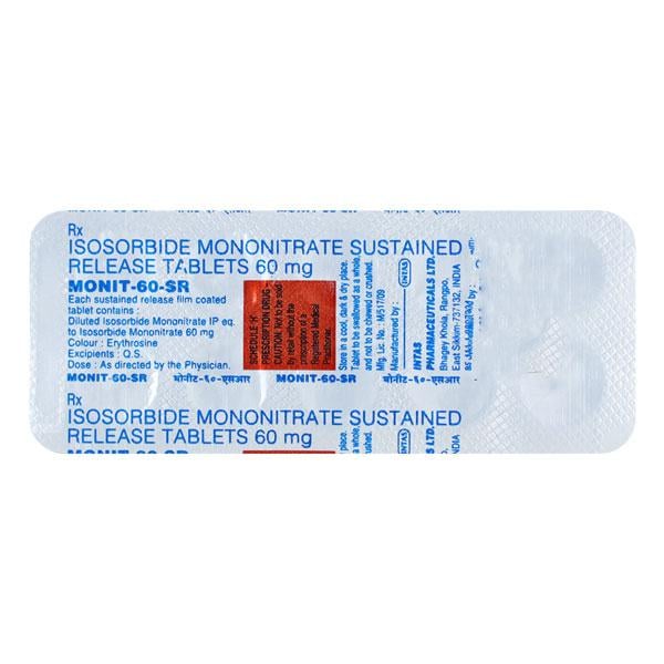 Monit 60 SR Tablet 10'S - Global Surgicals